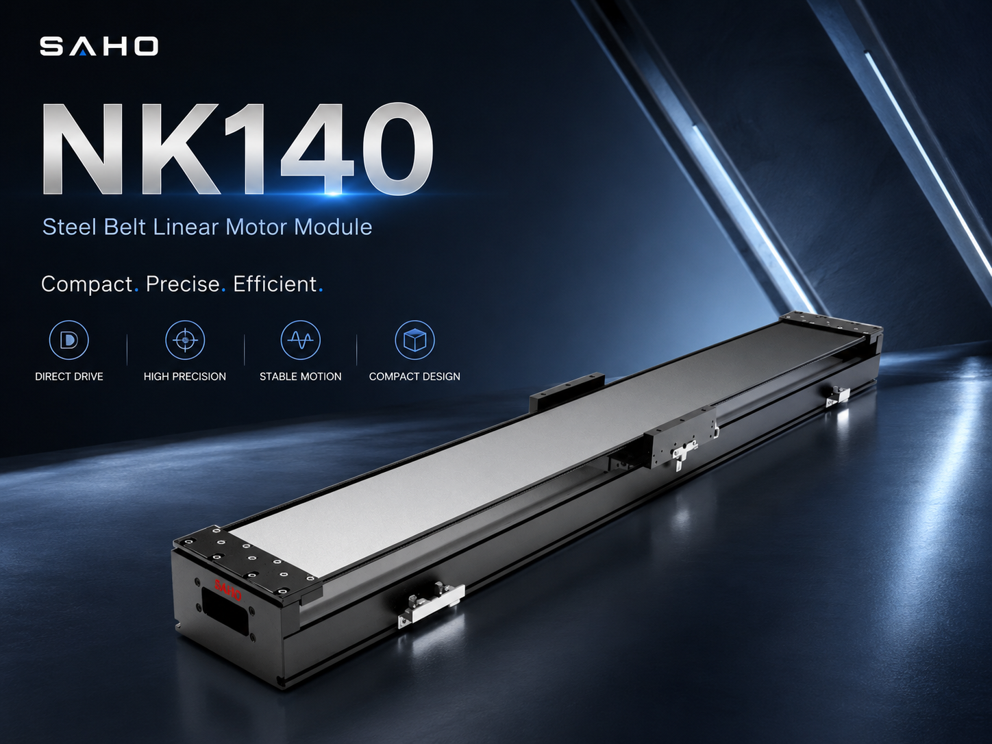 SAHO NK Series linear motor stage and linear motor module