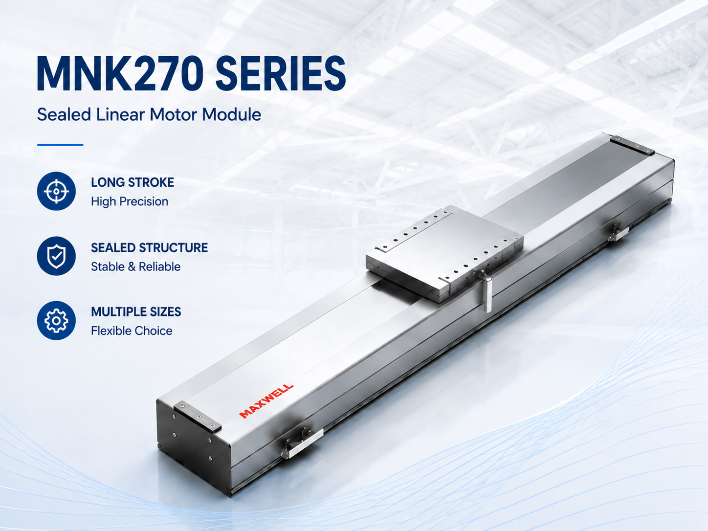 SAHO MNK Series linear motor module