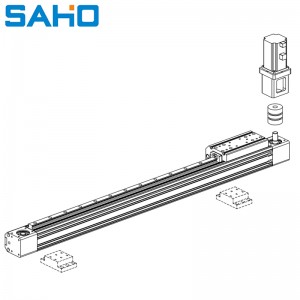 TR64 100mm linear module with heavy load 15-35kg stroke 5m for top speed 2ms high precision Linear Actuator Belt Module