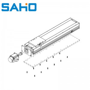 MSDM210 Linear Module with 2ms high load 60-200kg Linear Actuator for stroke 100~2500mm Screw module