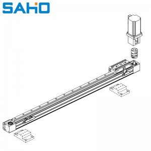 TR45 linear module 63mm heavy load 10-25kg stroke 2m for high precision speed 2 meter Linear Actuator Belt Module